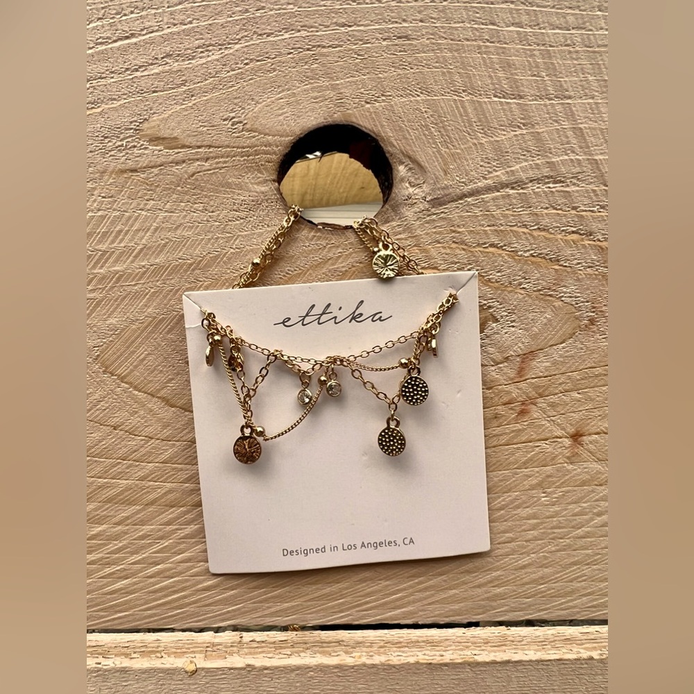 Etticka gold layered necklace
